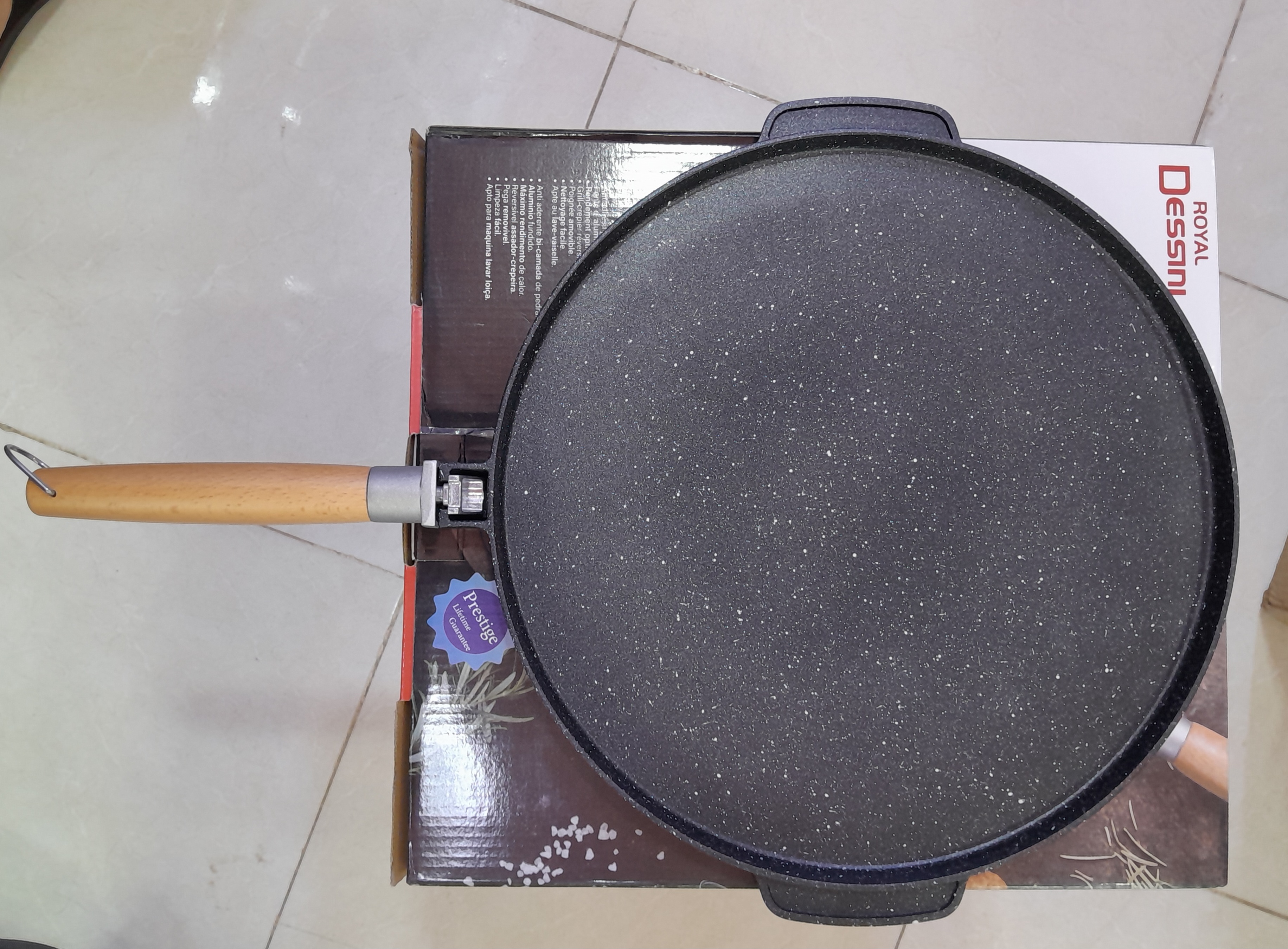 قیمت تابه گریل نچسپ دو طرفه DESSINI سایز ۳۶